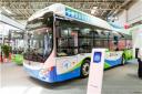 宇通10.5米氫燃料電池客車新品全球首發