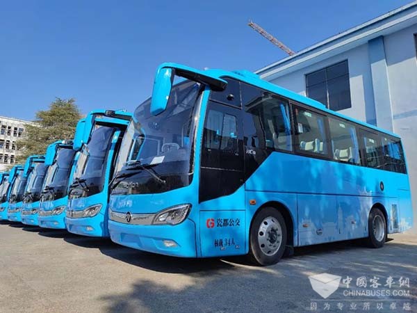 福田歐輝客車 景德鎮(zhèn)公交 正式交付