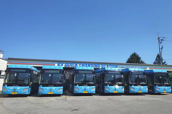 搭載微宏快充電池系統(tǒng) 50臺(tái)福田歐輝純電動(dòng)客車韓國市場投運(yùn)
