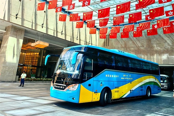 雙向奔赴！安凱A9擔(dān)綱首輛香港-深圳跨境純電旅游巴士